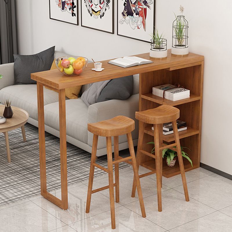 Modern Pub Height Dining Table Natural Pine Counter Height Table Clearhalo 'Bar Furniture' 'Bar Tables' 'bar_tables' 'furn' 'furn_bar_tables' 'Furniture' 'Kitchen & Dining Furniture' 1200x1200_000e03f7-dd2e-4527-baed-fb2bf24b618e