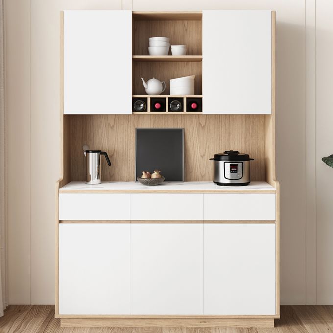 Artificial Wood Living Room Sideboard Cabinet Modern Credenza with Drawers and Storages Clearhalo 'buffet_sideboard' 'Buffets & Sideboards' 'furn' 'furn_buffet_sideboard' 'Furniture' 'Kitchen & Dining Furniture' 1200x1200_000eb502-9472-4c77-9d26-a6425c4a9e7a