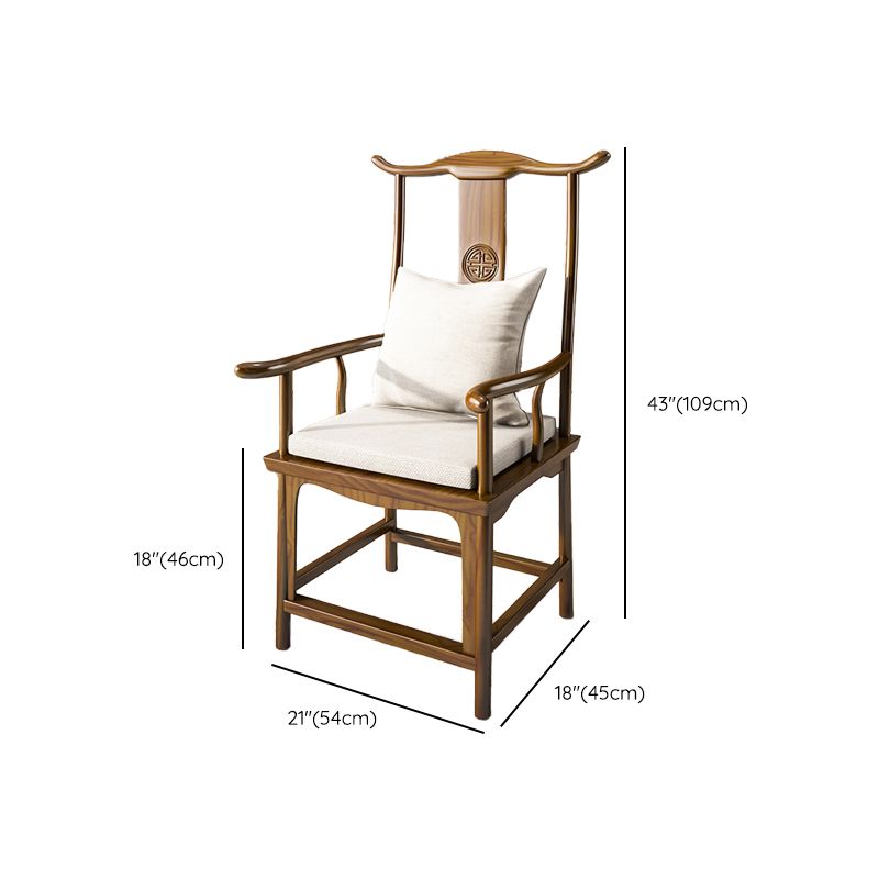 Contemporary Style Chair Wood Dining Accent Chair for Kitchen Clearhalo 'Dining Chairs' 'Dining Tables & Seating' 'dining_chair' 'furn' 'furn_dining_chair' 'Furniture' 'Kitchen & Dining Furniture' 1200x1200_000f468c-165e-4e75-9760-21cb6717ce0d