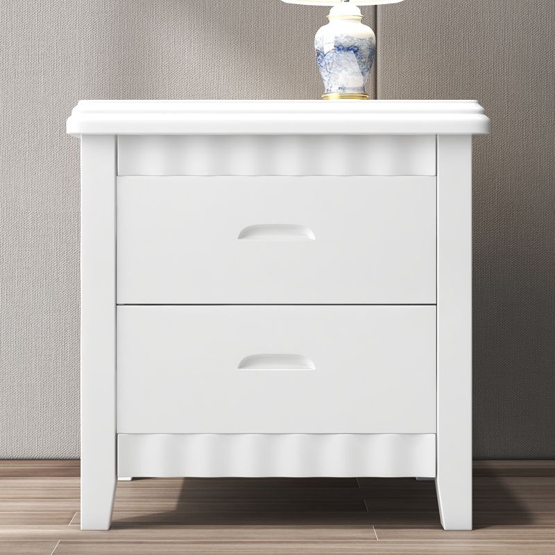 Traditional Lower Shelf Nightstand Rubber Wood Bedside Cabinet with Drawers for Bedroom Clearhalo 'Bedroom Furniture' 'furn' 'furn_night_stand' 'Furniture' 'night_stand' 'Nightstands' 1200x1200_000ff922-9a35-4abd-bed4-57075f357415