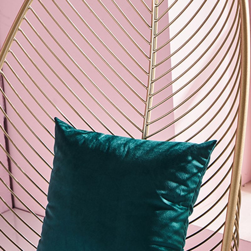 Glam Style Metal Chair Fixed Back Solid Color 4 Legs Armless Chair Clearhalo 'Accent Chairs' 'accent_chairs' 'Chairs & Seating' 'furn' 'furn_accent_chairs' 'Furniture' 'Living Room Furniture' 1200x1200_00106ea2-cdea-4c45-a802-35829de0513b