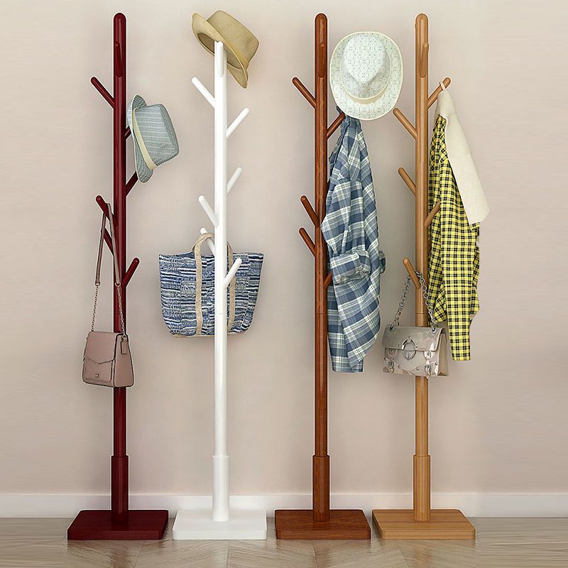 68,9 "albero di sala con gancio di stoccaggio, legno massiccio in legno massimo albero da sala