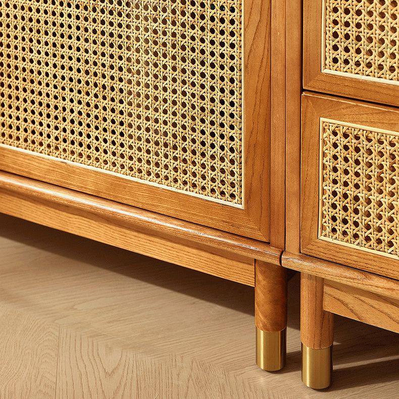 Sliding Solid Wood Wardrobe Closet with Legs Modern Wardrobe Cabinet Clearhalo 'Armoires & Wardrobes' 'armoires_wardrobes' 'Bedroom Furniture' 'furn' 'furn_armoires_wardrobes' 'Furniture' 1200x1200_001289ef-d65b-481d-9db3-fb53e6314a2f