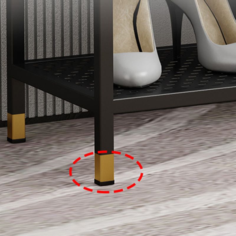 18.5" H Modern Metal Seating Bench Cushioned Entryway Bench with Legs Clearhalo 'Benches' 'Chairs & Seating' 'furn' 'furn_benches' 'Furniture' 'Living Room Furniture' 1200x1200_0013e2f8-bd2b-484c-8281-9f4d729a41dd