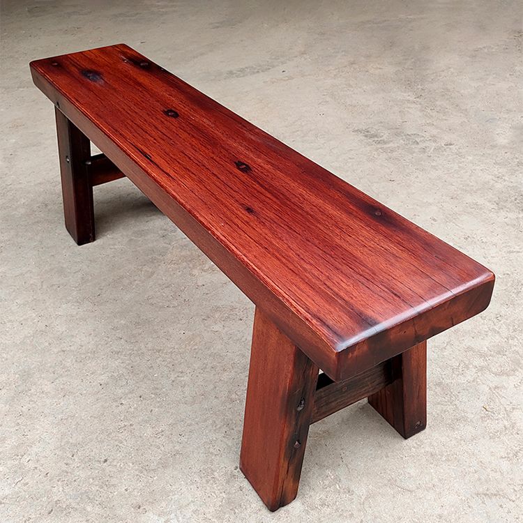 Solid Wood Thickened Dining Bench, Traditional 16"H Seating Bench with Legs Clearhalo 'Benches' 'Chairs & Seating' 'furn' 'furn_benches' 'Furniture' 'Living Room Furniture' 1200x1200_00151d72-fc4c-46f5-9f8c-54bd8b902766