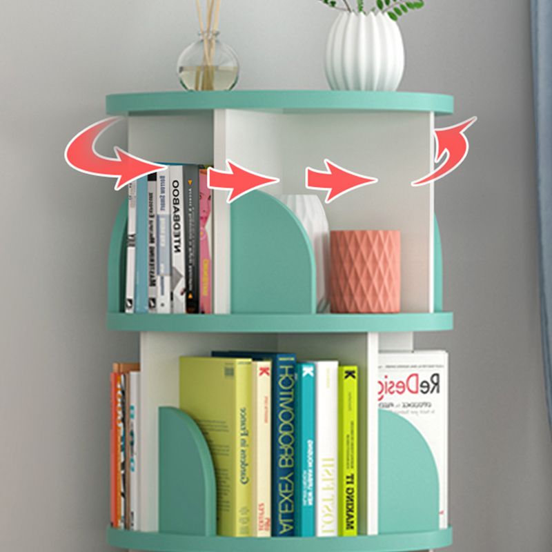 Modern Style Wood Bookcase Closed Back Bookshelf for Any Room