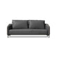 Contemporary Standard Tuxedo Arm Loveseat Leather Loveseat with Pillows Clearhalo 'furn' 'furn_sofas' 'Furniture' 'furniture_sofas' 'kitchen' 'kitchen_sofas' 'Living Room Furniture' 'Sofa' 'sofas' 1200x1200_00181821-f05d-4d5d-8456-2cf783aad128