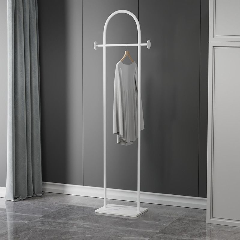 Metal Entryway Kit Industrial Hall Tree with Hanging Rail Free Standing Coat Rack Clearhalo 'Entry & Mudroom Furniture' 'furn' 'furn_hall_tree_coat_racks' 'Furniture' 'Hall Trees & Coat Racks' 'hall_tree_coat_racks' 1200x1200_0018e14c-d88c-47d4-be70-1f912607cd8c