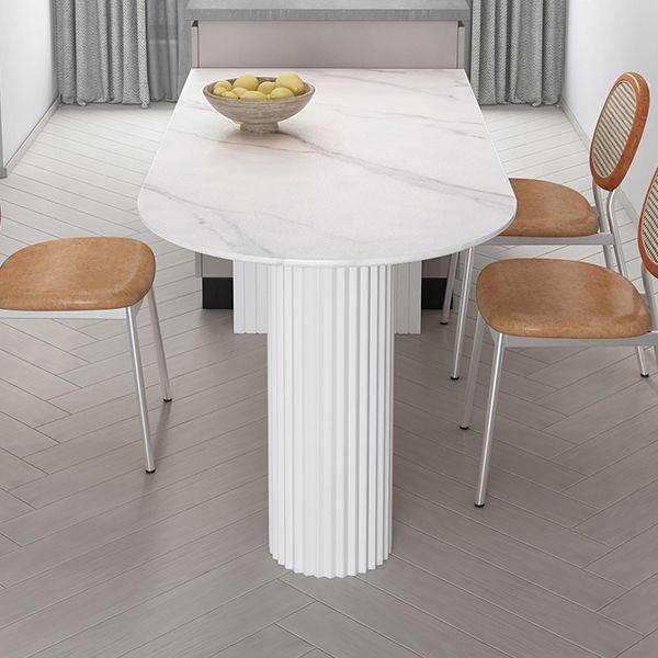 Dining Room Kitchen Table Modern Oval Solid Wood Double Pedestal Table Clearhalo 'Dining Tables & Seating' 'Dining Tables' 'dining_table' 'furn' 'furn_dining_table' 'Furniture' 'furniture_dining_table' 'Kitchen & Dining Furniture' 'kitchen' 'kitchen_dining_table' 1200x1200_001a76db-dbba-4397-bc5b-cef9d8fe4c50