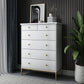 Glam Engineered Wooden Storage Chest Bedroom Chest with Drawers Clearhalo 'Bedroom Furniture' 'Dressers & Chests' 'dressers_chests' 'furn' 'furn_dressers_chests' 'Furniture' 1200x1200_001ca1af-214d-4e3a-8a28-878d2ba6bd06