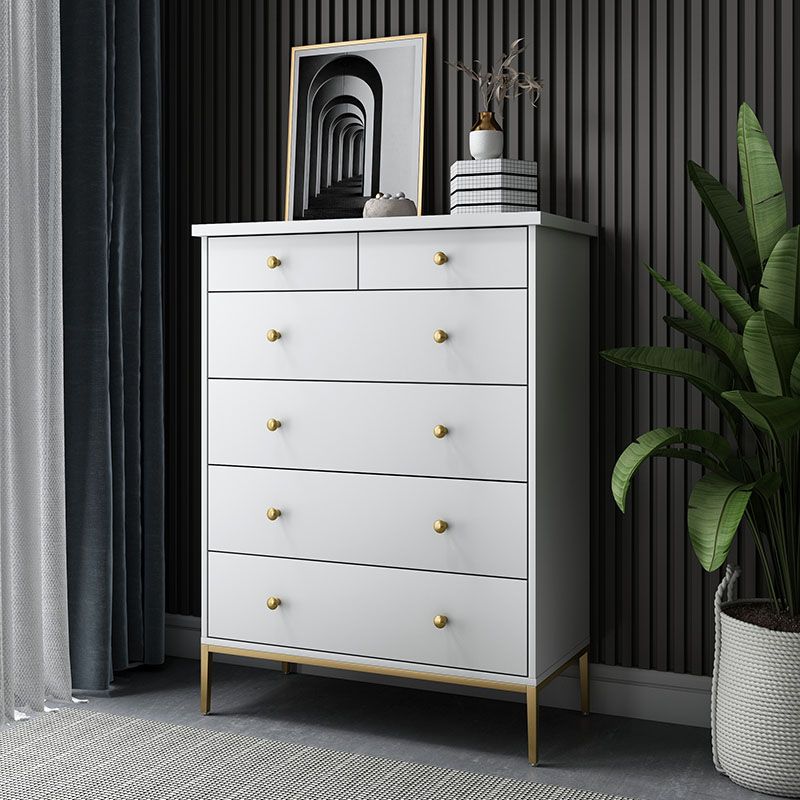 Glam Engineered Wooden Storage Chest Bedroom Chest with Drawers Clearhalo 'Bedroom Furniture' 'Dressers & Chests' 'dressers_chests' 'furn' 'furn_dressers_chests' 'Furniture' 1200x1200_001ca1af-214d-4e3a-8a28-878d2ba6bd06