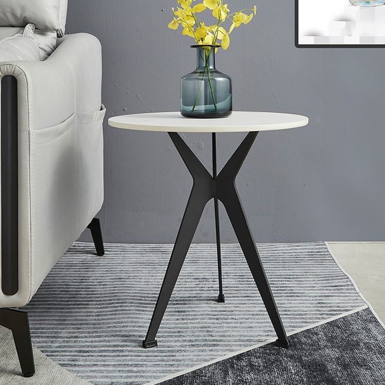 20" Tall Modern Marble Table Top End Table With Three Metal Legs Clearhalo 'Coffee & Accent Tables' 'End & Side Tables' 'end_side_table' 'end_side_tables' 'furn' 'furn_end_side_tables' 'Furniture' 'furniture_end_side_table' 'Living Room Furniture' 1200x1200_001d64c6-a5d0-469d-a6c8-013f72d71f35