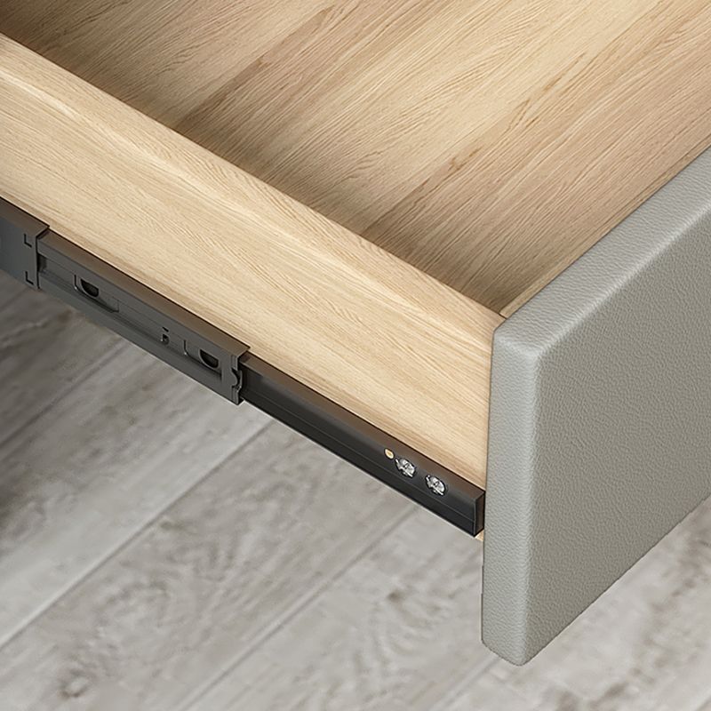 18" H Modern Bed Nightstand Glass Top Solid Wood Open Storage Night Table Clearhalo 'Bedroom Furniture' 'furn' 'furn_night_stand' 'Furniture' 'night_stand' 'Nightstands' 1200x1200_001e73c2-53ad-4a25-b884-d8c41ede4762