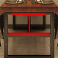 Solid Wood Industrial Dining Table Brown Dinette Table with Metal Frame Clearhalo 'Dining Tables & Seating' 'Dining Tables' 'dining_table' 'furn' 'furn_dining_table' 'Furniture' 'Kitchen & Dining Furniture' 1200x1200_0024e0e1-1cc8-4f88-9b17-1c7e1deb533a
