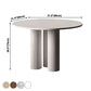 Modern Style Round Dining Table 3 Legs Dining Room Collection for Indoor Clearhalo ' dining_table' 'Dining Tables & Seating' 'Dining Tables' 'furn' 'furn_dining_table' 'Furniture' 'furniture_dining_table' 'Kitchen & Dining Furniture' 'kitchen&dining_furn' 'kitchen' 'kitchen_dining_table' 1200x1200_0025aed4-049b-4f78-be9c-2b51112c5806