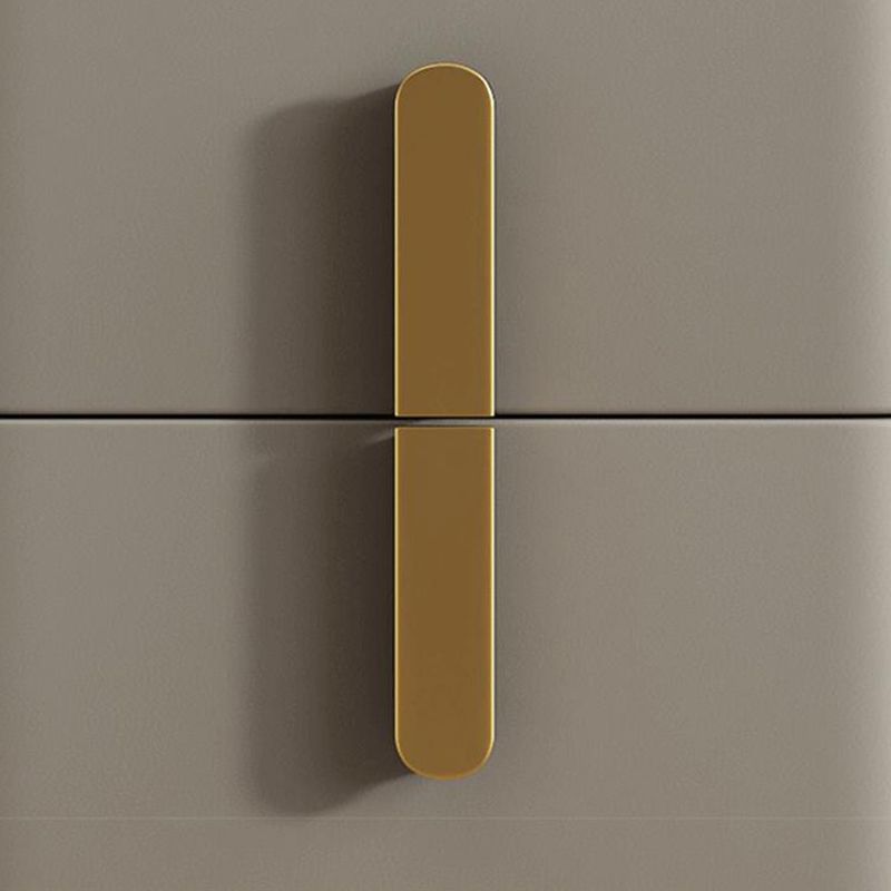 2 tiroirs en bois massif mères modernes des jambes comprenant une table de nuit, 19,7 "de haut