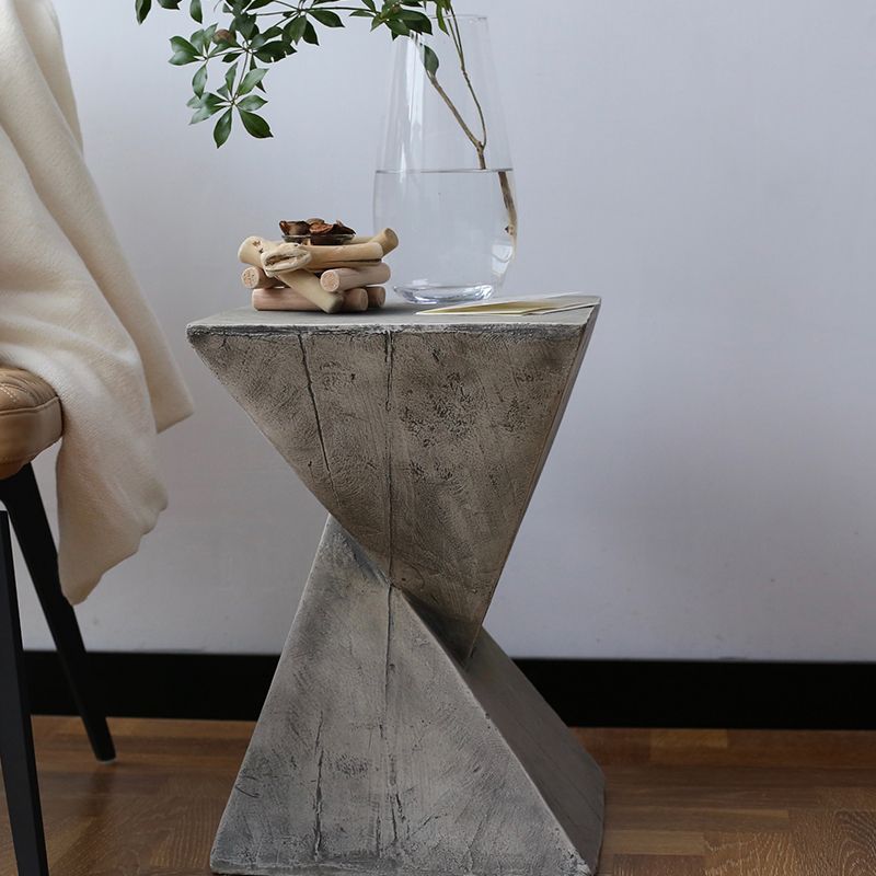 Tavolo da angolo contemporaneo da 12 "tavolo quadrata laterale in legno in difficoltà