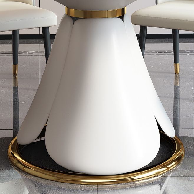 Round Stone Dining Site Table Traditional Luxury Table with Turntable Clearhalo ' dining_table' 'Dining Tables & Seating' 'Dining Tables' 'furn' 'furn_dining_table' 'Furniture' 'furniture_dining_table' 'Kitchen & Dining Furniture' 'kitchen&dining_furn' 'kitchen' 'kitchen_dining_table' 1200x1200_00292add-0083-434d-8824-554f64a30177