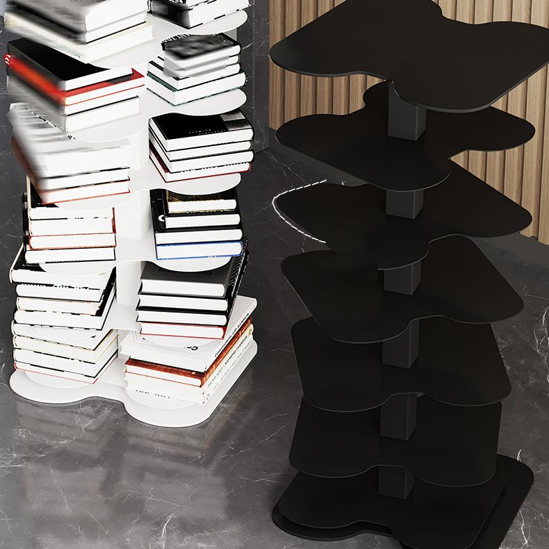 Modern Style Steel Bookshelf Vertical Etagere Shelf Bookcase for Home Clearhalo 'Bookcases' 'furn' 'furn_bookcases' 'Furniture' 'furniture_bookcases' 'kitchen' 'kitchen_bookcases' 'Living Room Furniture' 'Office Furniture' 1200x1200_002c0c2b-e204-4fc9-8dfd-5e11400178f2