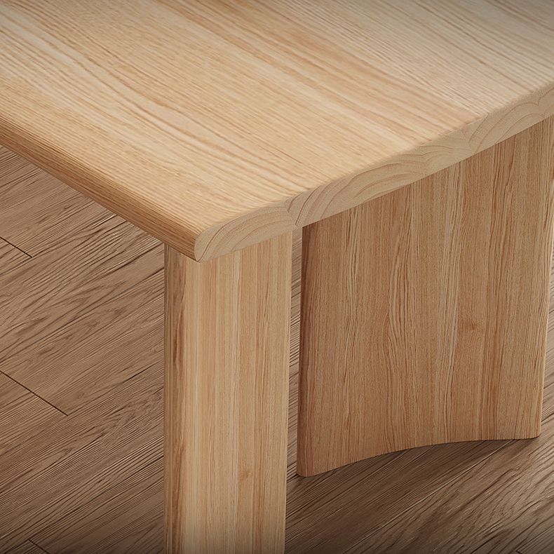 Modern Ash Wood Dinette Set 1/2/4/5 Pieces Rectangle Beige Dining Table Set Clearhalo 'Dining Room Sets' 'Dining Tables & Seating' 'dining_room_set' 'furn' 'furn_dining_room_set' 'Furniture' 'furniture_dining_room_set' 'Kitchen & Dining Furniture' 1200x1200_0030baa8-1df9-4eb1-a176-8ae7e4d5e699