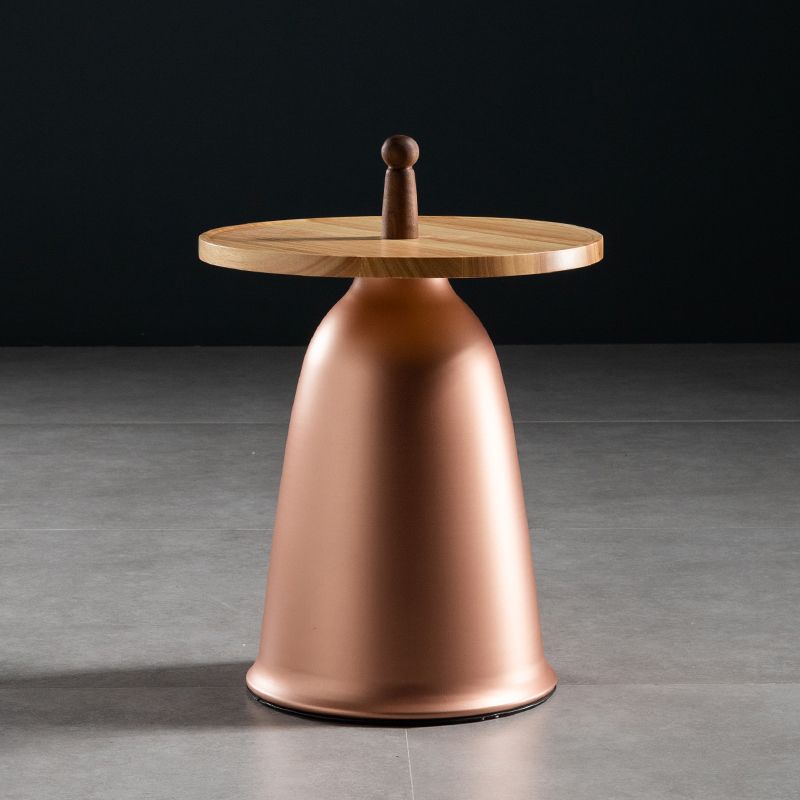 Tavolo da piedistallo mentale alto 17,7 "/21,6" tavolo da legno legno di legno