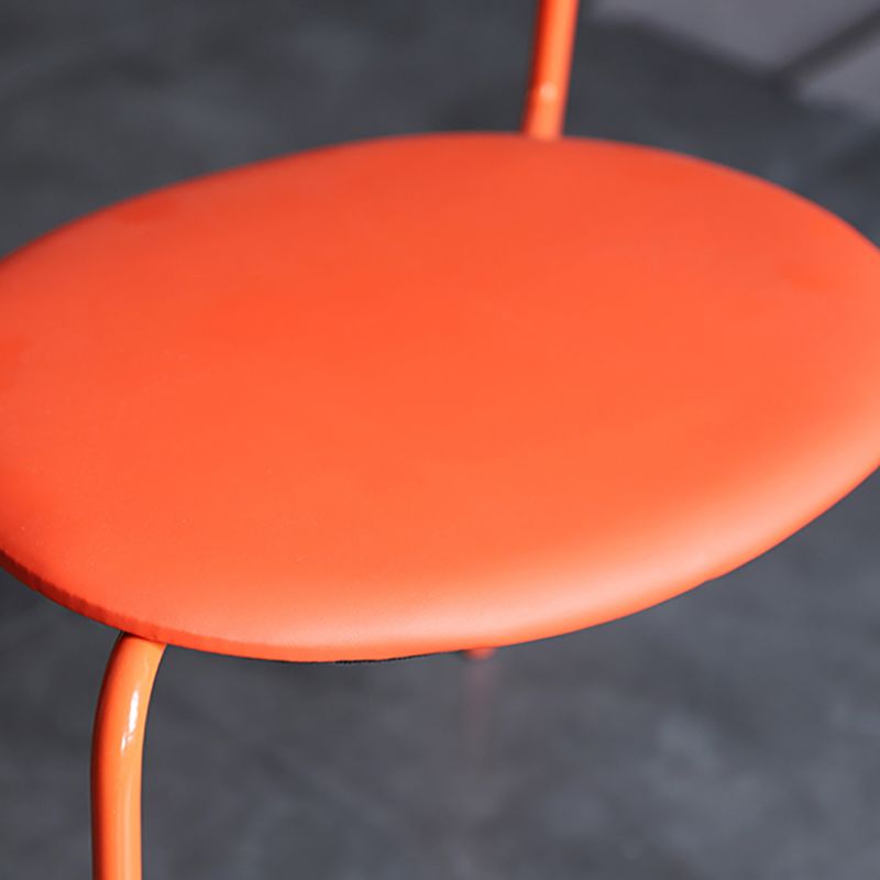 Modern Style Dining Chairs Armless Open Back Side Chairs with Metal Legs for Kitchen Clearhalo ' kitchen&dining_furn' 'Dining Chairs' 'Dining Tables & Seating' 'dining_chair' 'furn' 'furn_dining_chair' 'Furniture' 'furniture_dining_chair' 'Kitchen & Dining Furniture' 'kitchen' 1200x1200_00313130-8cc3-438c-a321-3aad44730b54