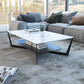 Modern Style Black Gold/white/grey/white Gold Rock Board Table with Iron Base Coffee Table Clearhalo 'Coffee & Accent Tables' 'Coffee Tables' 'coffee_tables' 'furn' 'furn_coffee_tables' 'Furniture' 'Living Room Furniture' 1200x1200_003244bd-7914-4b78-a6f5-29bfafb9d527