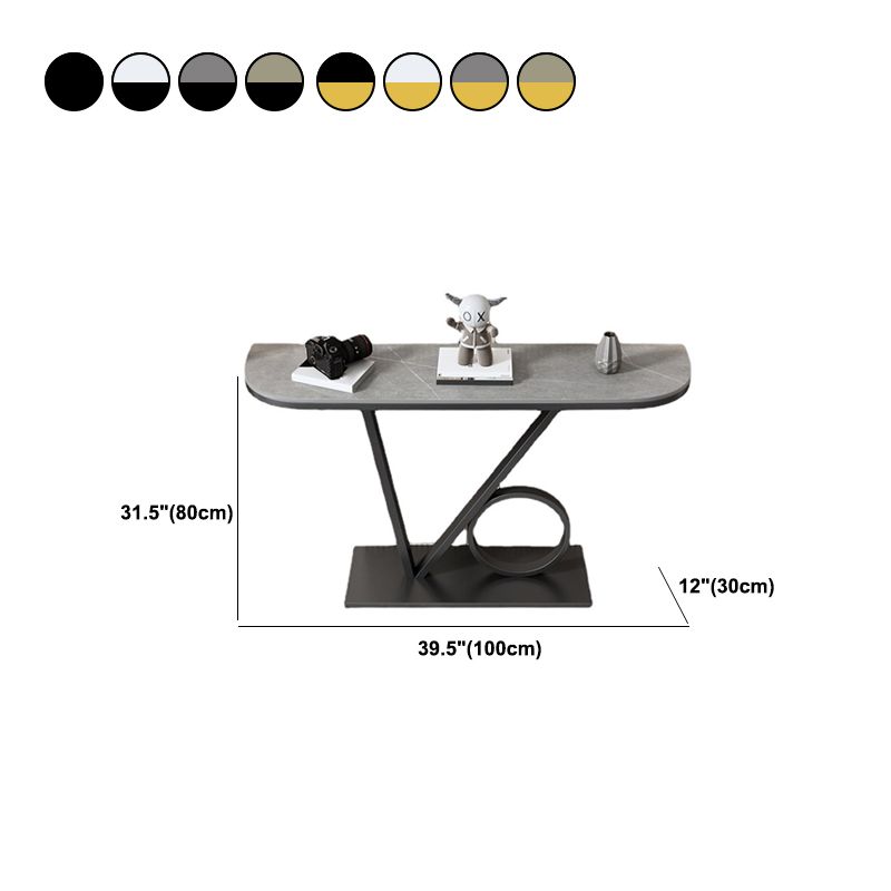 Consola Slate Glam Tabla de 11.8 pulgadas de ancho Consola resistente a la mancha