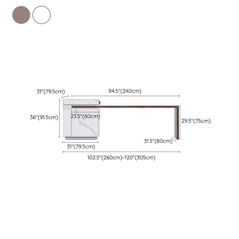Extendable Rectangle Dining Table Wood Frame Dining Table for Dining Room