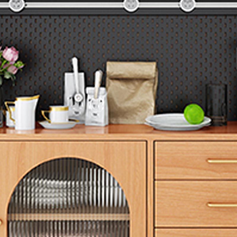 Buffet de comedor de madera de pino para el aparador moderno de la casa con gabinetes y cajones