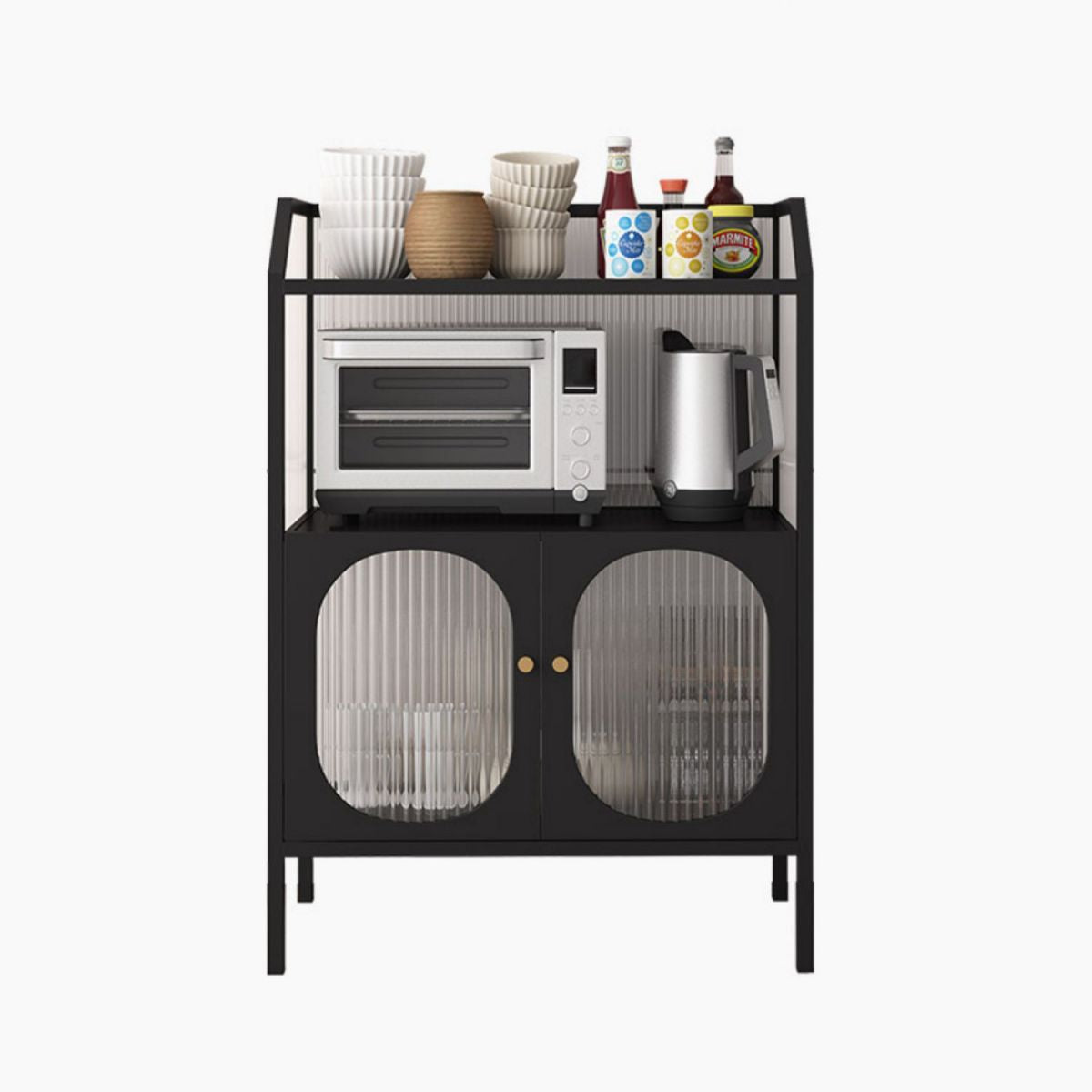 39.37 "H Sideboard Moderner Style Dining Server mit Türen für Küche und Wohnzimmer