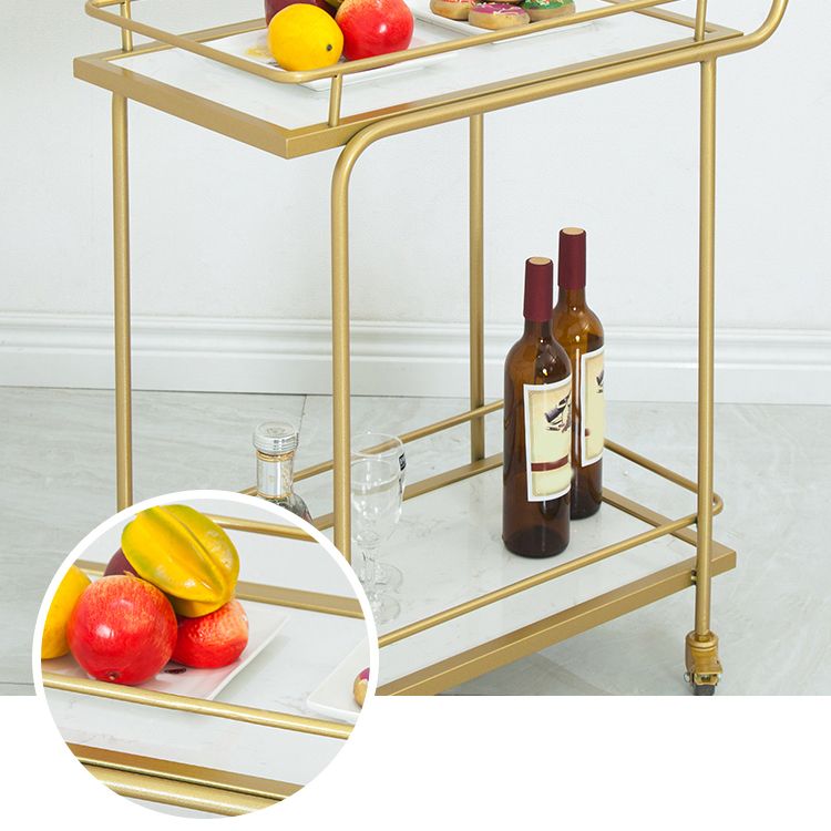 Contemporary 33.86"H Rolling Prep Table Rectangular Metal Prep Table for Home Use Clearhalo 'furn' 'furn_kitchen_islands_carts' 'Furniture' 'Kitchen & Dining Furniture' 'Kitchen Islands & Carts' 'kitchen_islands_carts' 1200x1200_003d8f20-e1c5-47c3-9c94-f25bbb437cb6