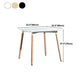 Industrial Style Dining Table MDF 4 Legs Dining Site Table for Dining Room Clearhalo ' dining_table' 'Dining Tables & Seating' 'Dining Tables' 'furn' 'furn_dining_table' 'Furniture' 'furniture_dining_table' 'Kitchen & Dining Furniture' 'kitchen&dining_furn' 'kitchen' 'kitchen_dining_table' 1200x1200_003e9d86-f3d2-43cd-82e8-c473449fa73b