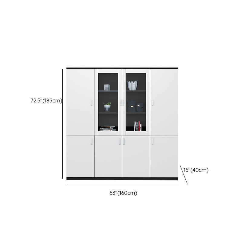 Industrial Cabinet Wood Adjustable Storage Shelves Filing Cabinet Clearhalo 'Filing Cabinets' 'filling_cabinets' 'furn' 'furn_filling_cabinets' 'Furniture' 'Office Furniture' 1200x1200_0040224c-8636-45ba-bd02-d83908cdc423