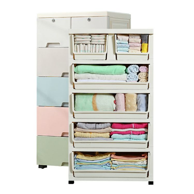 Armoire de rangement contemporaine avec des jambes Armoire non conservatrice en plastique