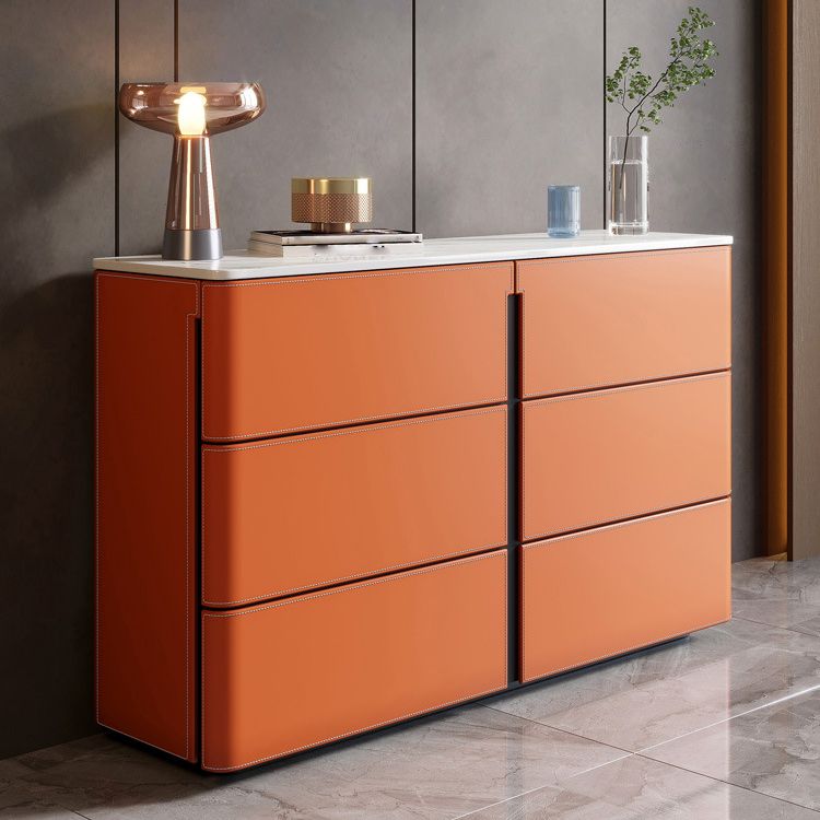 31,5 "H bullette de style moderne serveur de style moderne avec tiroirs pour cuisine et salle à manger