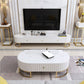 Scandinavian TV Media Stand 16" W Enclosed Storage TV Stand Console with Drawers Clearhalo 'furn' 'furn_tv_stands_entertainment_centers' 'Furniture' 'Living Room Furniture' 'TV Stands & Entertainment Centers' 'TV Stands & Media Storage Furniture' 'tv_stands_entertainment_centers' 1200x1200_00426550-97c4-4551-b9cf-ec3d6d4e938c
