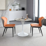 Sedie laterali di wingback in fico cucina da pranzo sedie senza braccio