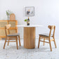 Modern Round Standard Height Dining Table Natural Base Pedestal Casual Dining Table Clearhalo 'Dining Tables & Seating' 'Dining Tables' 'dining_table' 'furn' 'furn_dining_table' 'Furniture' 'furniture_dining_table' 'Kitchen & Dining Furniture' 'kitchen' 'kitchen_dining_table' 1200x1200_0043d435-ab44-4f33-b7ee-e7e534ecfc79
