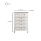 American traditionnel lingerie poitrine Birch rangement commode coffre pour chambre à coucher