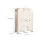 White Engineered Wood Wardrobe Armoire Hinged Wardrobe Closet