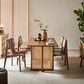 Glam Rectangle Shape Solid Wood Dining Table Khaki Standard Dining Table for Kitchen Clearhalo ' dining_table' 'Dining Tables & Seating' 'Dining Tables' 'furn' 'furn_dining_table' 'Furniture' 'furniture_dining_table' 'Kitchen & Dining Furniture' 'kitchen&dining_furn' 'kitchen' 'kitchen_dining_table' 1200x1200_0046321d-8a19-4eaf-a862-f583d8ea8dcf