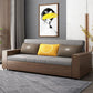 29 "Sofa contemporain de large Futon Grey Storage Tissu Sleeper Sleepa