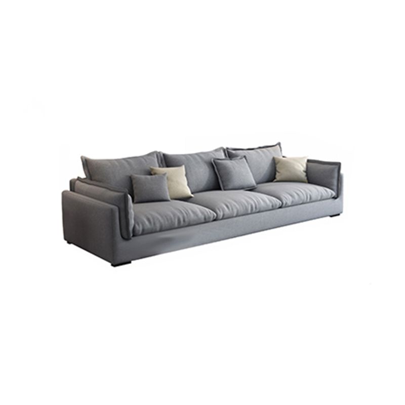 Nordic Square Arm Sofa & Chaise Loose Back Cushions Sofa - 26.77" H Clearhalo 'furn' 'furn_sectionals' 'Furniture' 'Living Room Furniture' 'Sectionals' 1200x1200_00470c8f-3228-45a1-8eda-6502ff4cdefa