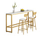 Faux Marble Counter Table Modern Rectangle Counter Table with Metal Legs Clearhalo 'Bar Furniture' 'Bar Tables' 'bar_tables' 'furn' 'furn_bar_tables' 'Furniture' 'Kitchen & Dining Furniture' 1200x1200_00480420-c708-4ff9-8ca6-d290b9740246