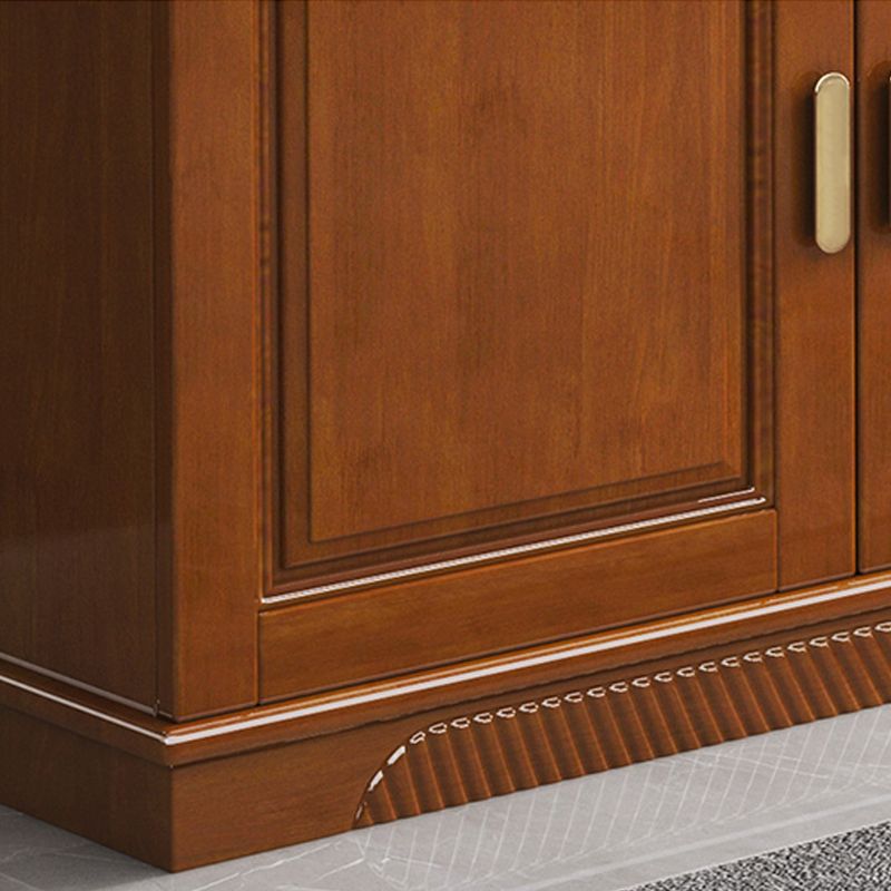 16" / 16.5" D TV Stand Solid Wood TV Console with Drawers and Doors for Living Room Clearhalo 'furn' 'furn_tv_stands_entertainment_centers' 'Furniture' 'Living Room Furniture' 'TV Stands & Entertainment Centers' 'TV Stands & Media Storage Furniture' 'tv_stands_entertainment_centers' 1200x1200_00495df0-5f1e-4985-98b0-c64a6caa92c8