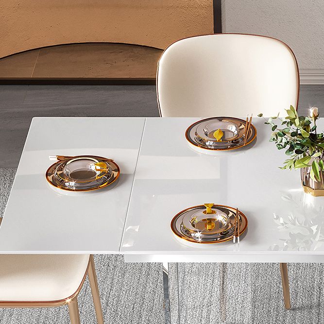 Nordic Glam Style 1/4/5/7Pieces Dining Sintered Stone Dining Table Set for Kitchen Clearhalo 'Dining Room Sets' 'Dining Tables & Seating' 'dining_room_set' 'furn' 'furn_dining_room_set' 'Furniture' 'furniture_dining_room_set' 'Kitchen & Dining Furniture' 1200x1200_004a220b-c96e-4c39-88e6-dd804f2ff967
