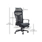 Modern Mesh Desk Chair Black High-Back Office Chair with Wheels Clearhalo 'furn' 'furn_office_chair' 'Furniture' 'Office Chairs' 'Office Furniture' 'office_chair' 1200x1200_004d0fde-fbf2-42d2-bd69-849f75f6037e