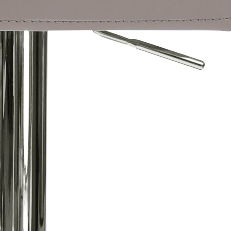 Tabourets de comptoir réglables en hauteur Tabouret de bar en métal et simili cuir