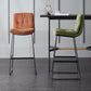 Coffee Shop Low Back Scandinavian Stool Matte Finish Upholstered Bar Stools Clearhalo 'Bar Furniture' 'Bar Stools' 'bar_stools' 'furn' 'furn_bar_stools' 'Furniture' 'furniture_bar_stools' 'Kitchen & Dining Furniture' 1200x1200_0050aca3-a833-45cb-9498-9b44a7b20b22